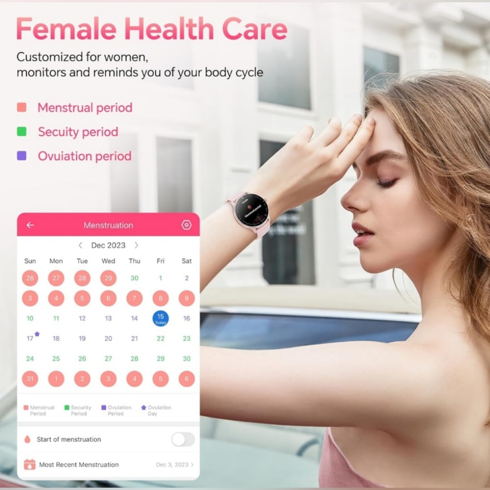 Smart Watch for Men Women Answer/Make Calls, 1.39''Touch Screen Fitness Tracker - Picture 5 of 7